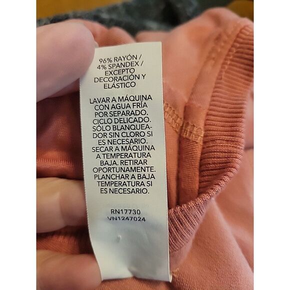 Joylab womens‎ medium long sleeve shirt thumbies rayon soft pullover lightweight - Picture 6 of 6